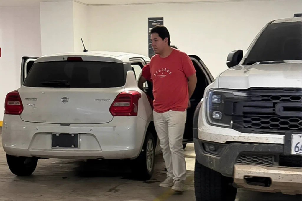 Detención de Marcelo Arce Mosqueira.