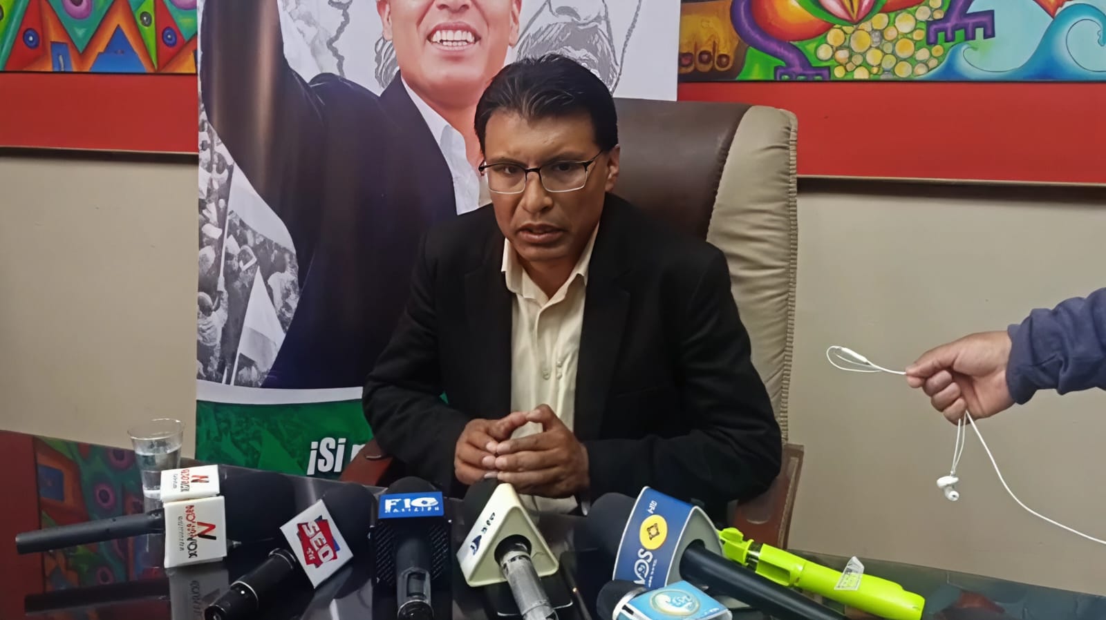 Condori reaparece y convoca a un ampliado nacional con Evo Morales y Edmand Lara
