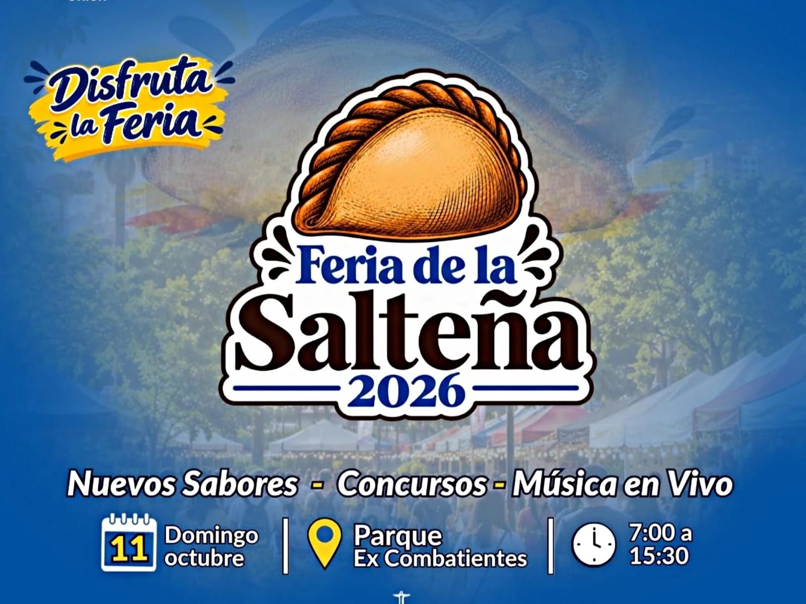 El aroma que despierta a Cochabamba: Llega la 26.ª Feria de la Salteña al Parque Excombatientes