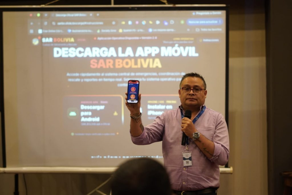 Presentación de la aplicación gratuita del SAR Bolivia.