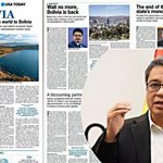 La separada sobre el Gobierno de Bolivia publicada en el influyente diario estadounidense USA Today.