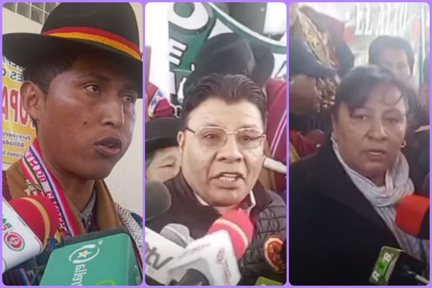 Ponchos rojos, COR El Alto, fejuves y gremiales firman el “Pacto de Unidad” contra el dieselazo