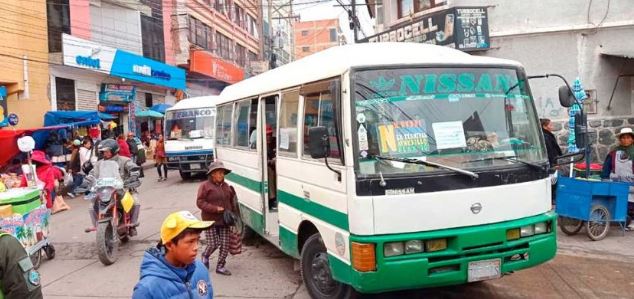 Potosí y Sucre: Transporte público sube el pasaje por el dieselazo