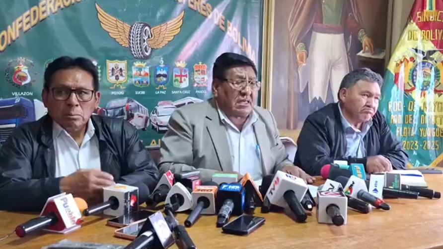 Confederación de Choferes confirma reunión con el Gobierno en La Paz