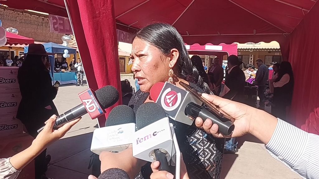 Deysi Caero, Secretaria de Desarrollo Humano de la Gobernación de Cochabamba (FEM Media)