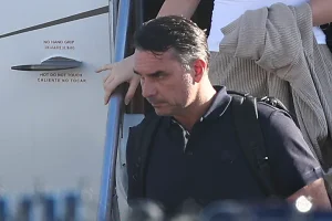El senador brasileño Flávio Bolsonaro llegó este miércoles a Miami.