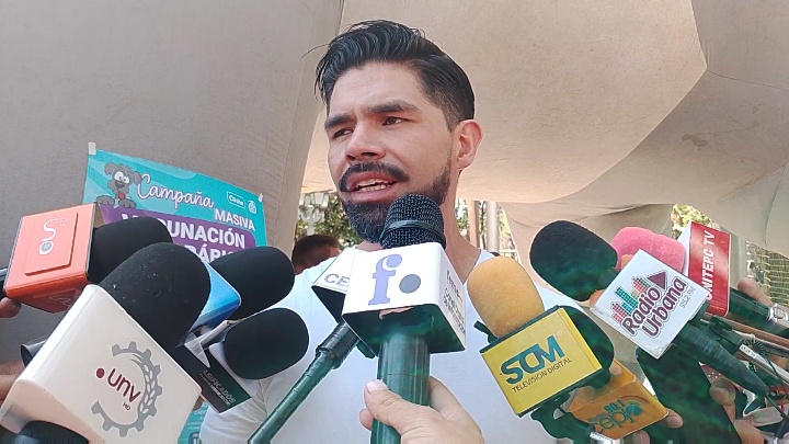 El director de Zoonosis, Diego Prudencio,
