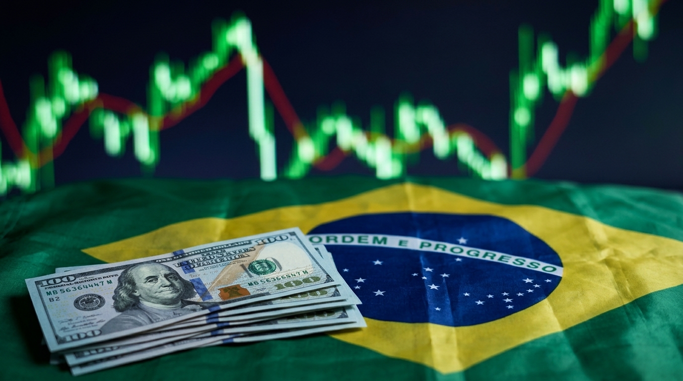 Bolsa de Brasil suspende operaciones y el real cae un 12% frente al dólar