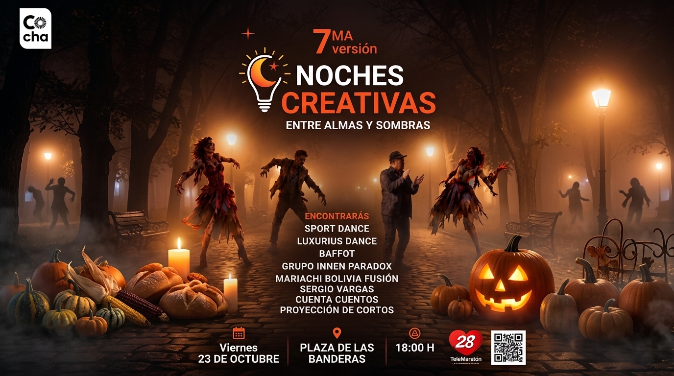 ‘Noches Creativas’ alista su 7.ª edición con una propuesta que fusiona Todos Santos y Halloween