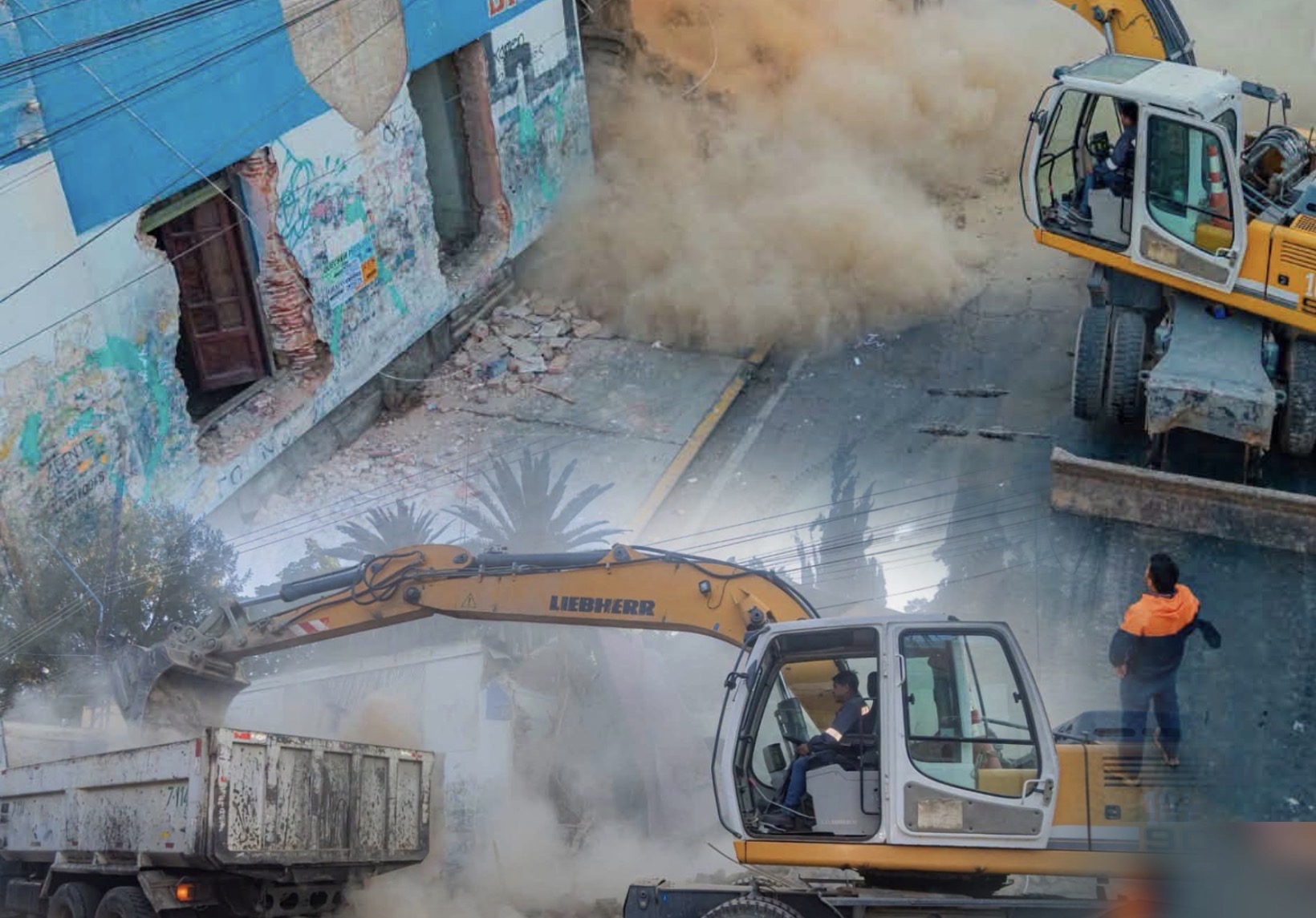 Alcaldía inicia demoliciones cerca de la UMSS para ampliar la avenida Oquendo