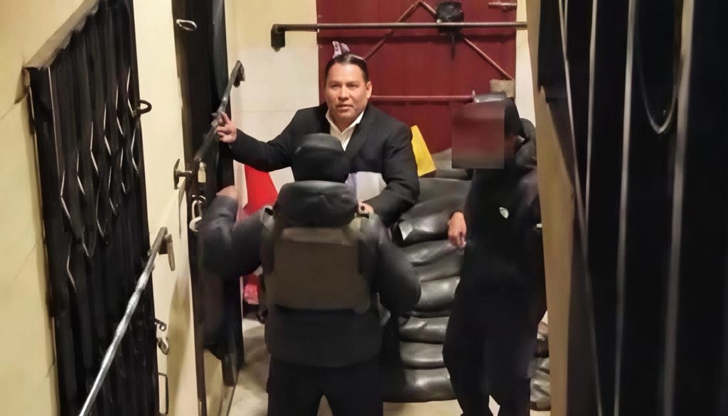 El exfiscal General Roger Mariaca aprehendido por la Policía el pasado miércoles.