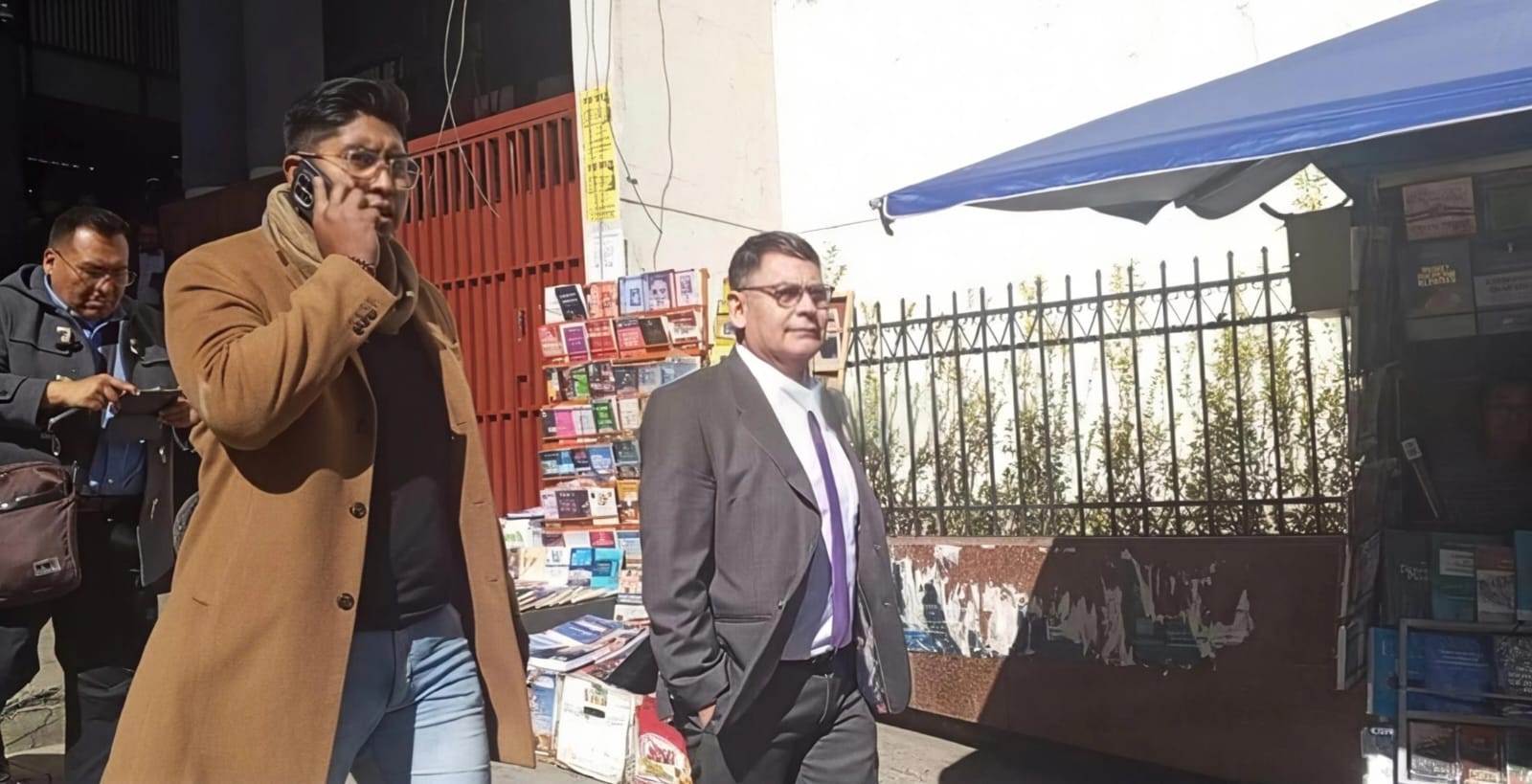 El exviceministro Jhonny Aguilera declara en el juicio por la toma militar y descarta aprehensión