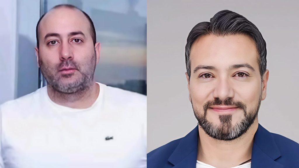 Fernando Cerimedo, exasesor del presidente Rodrigo Paz y el diputado Alejandro Reyes.