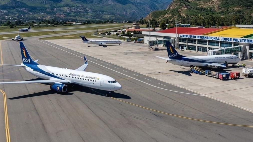 BoA suspende sus vuelos en Cochabamba debido a trabajos de mejoramiento en la pista del aeropuerto