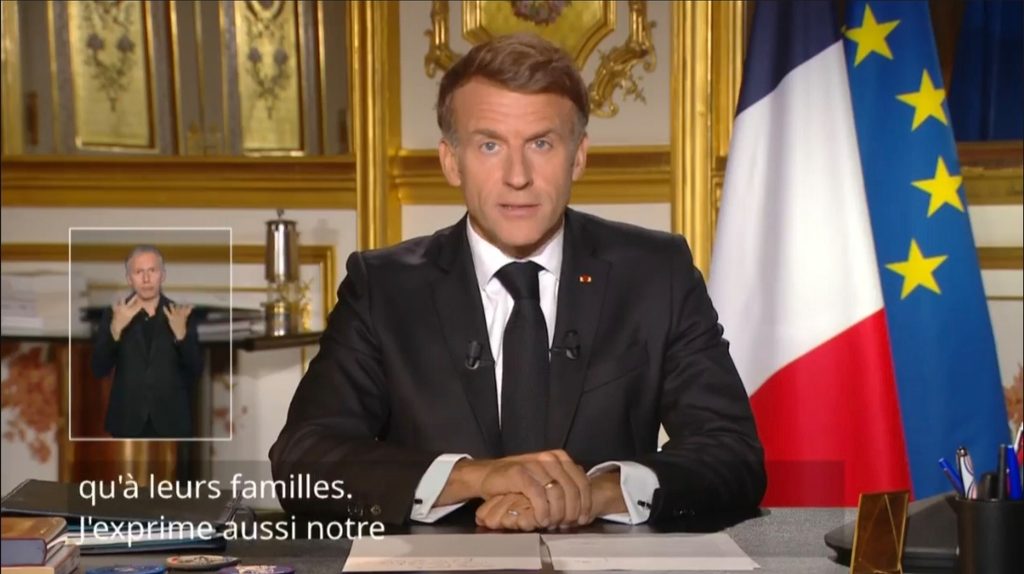 El presidente de Francia, Emmanuel Macron.  