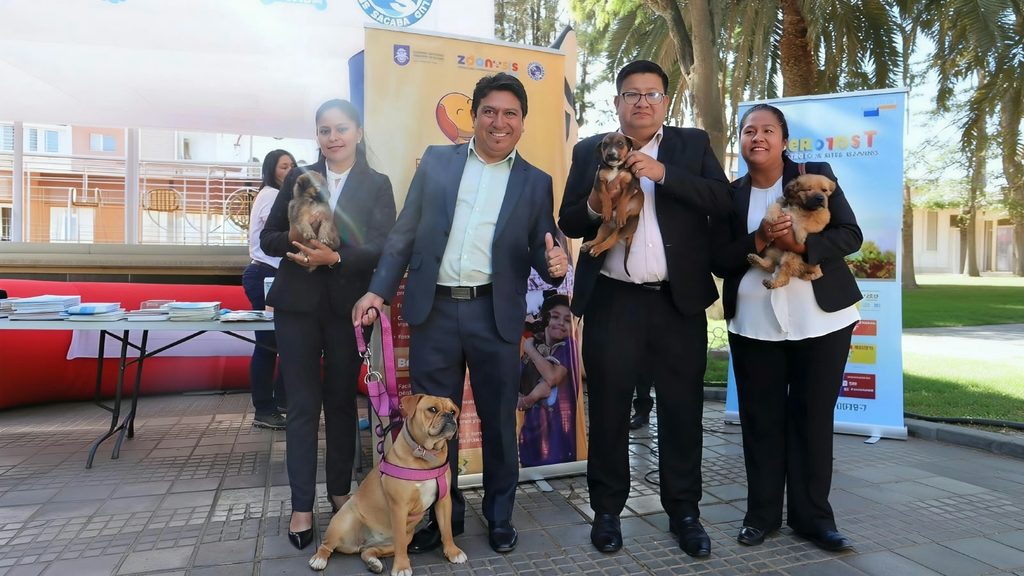Lanzamiento de la Campaña de Vacunación Antirrábica Canina y Felina 2026 en Sacaba.