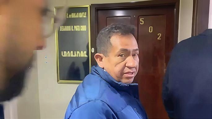 El exfiscal departamental de Cochabamba, Osvaldo Tejerina, en La Paz.