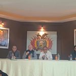 El ministro de Educación, Erick Sanjinés y el viceministro de Autonomías, Adrián Oliva.