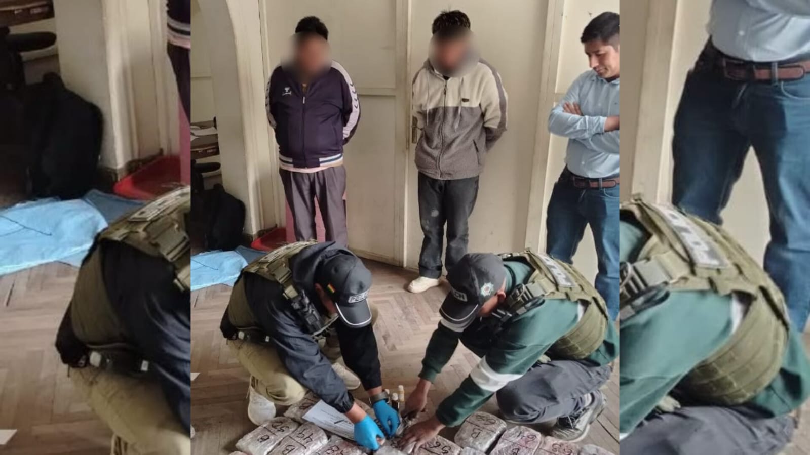 Secuestran una flota en Sipe Sipe tras hallazgo de marihuana; en Locotal encuentran cocaína en ropa y zapatillas
