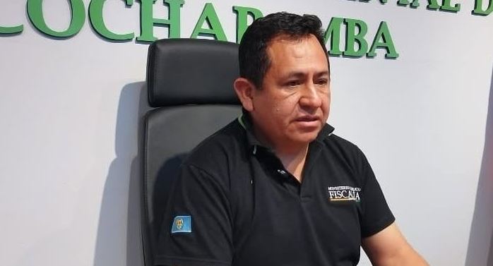 El fiscal departamental de Cochabamba, Osvaldo Tejerina, presentó su renuncia al cargo