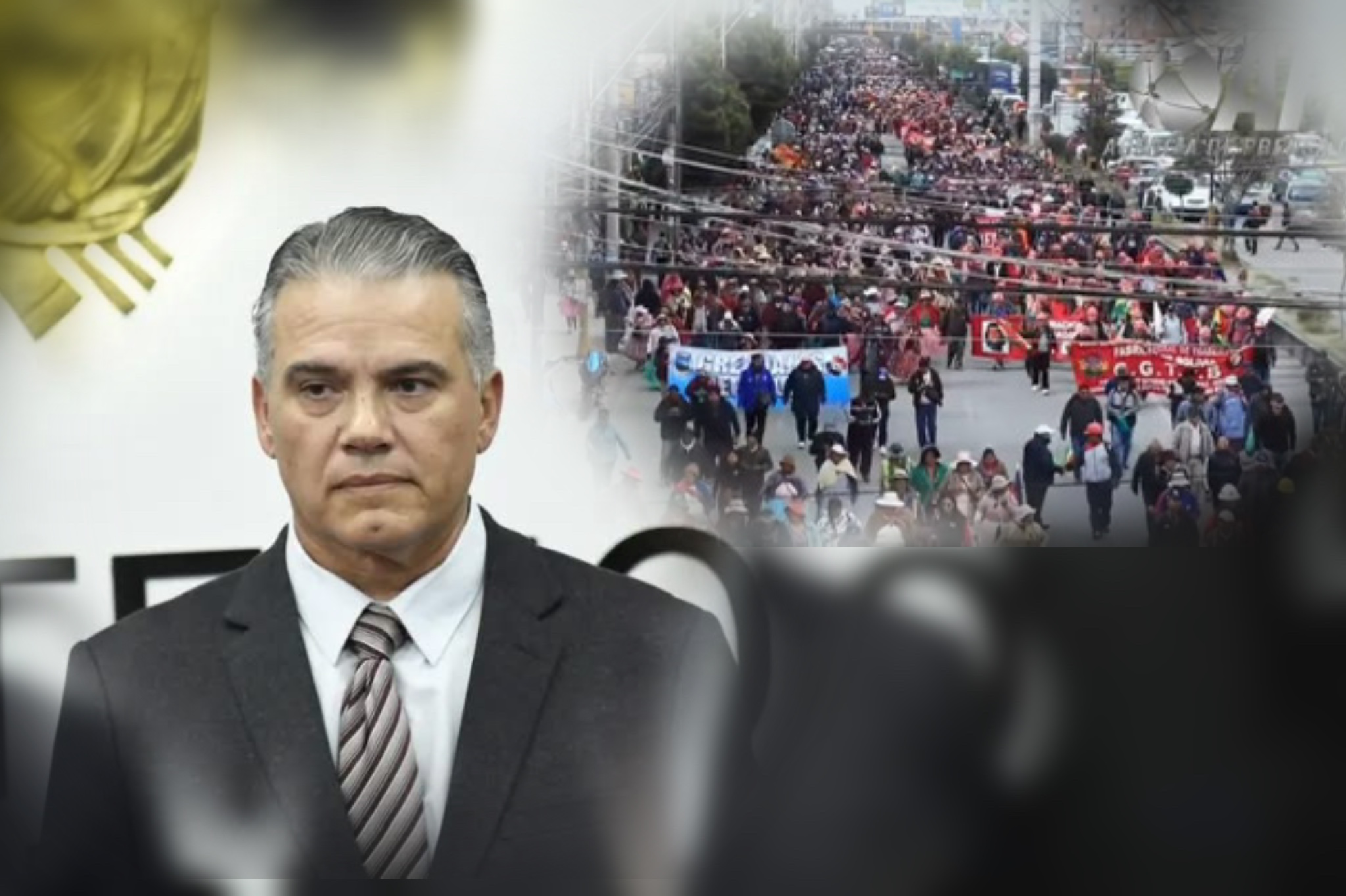 Gobierno garantiza el derecho a la protesta, pero advierte el uso de la fuerza si la marcha evista bloquea caminos