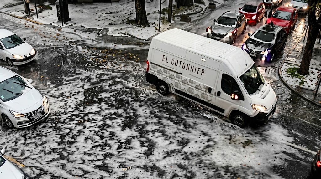 Chile declara alerta roja en Santiago por intensas lluvias, granizo y tormentas eléctricas